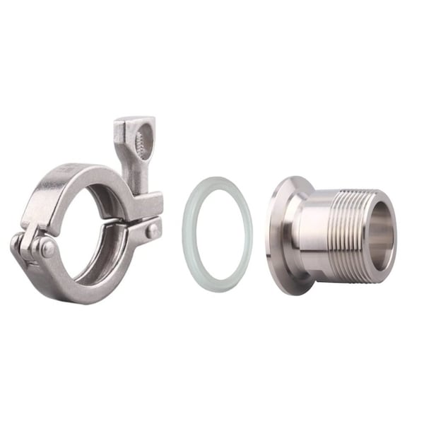 Flux Pumps Adapter kit for pump discharge, from 2 inch tri clamp to 1.5 inch NPTM 24-ZORO0336 - main